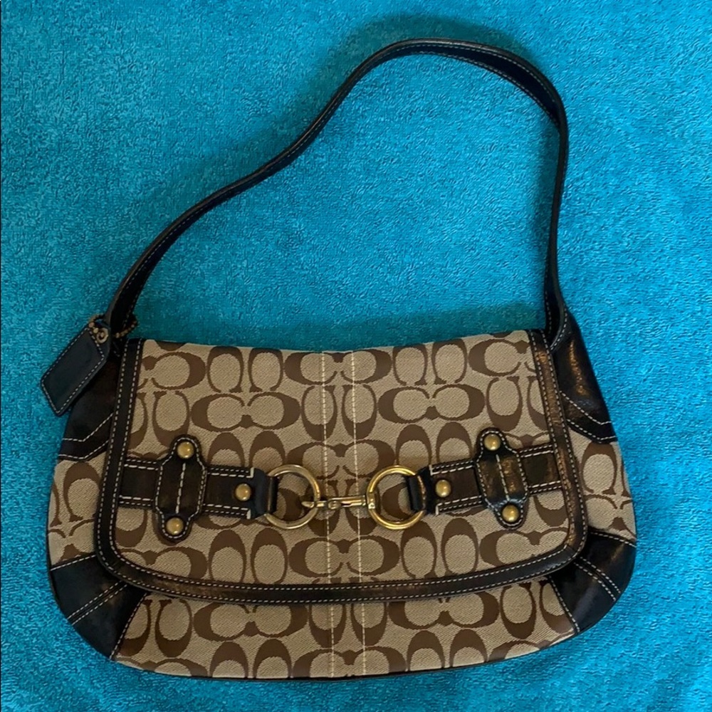 Coach Signature Brown Purse Style No E0794-11277